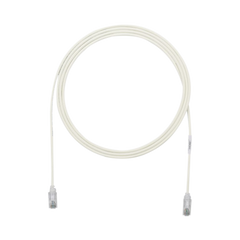 Cable de Parcheo TX6, UTP Cat6, Diámetro Reducido (28AWG), Color Gris, 2.13 Metros (7 Pies)
