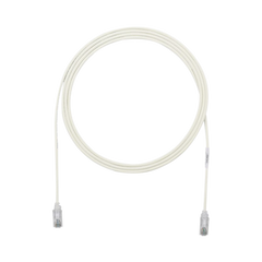 Cable de Parcheo TX6, UTP Cat6, Diámetro Reducido (28AWG), Color Gris, 7ft