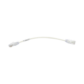 Cable de Parcheo TX6, UTP Cat6, Diámetro Reducido (28AWG), Color Blanco, 20.32 cm (8 Pulgadas)