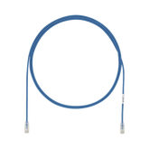 Cable de Parcheo UTP Cat6A, CM/LSZH, Diámetro Reducido (28AWG), Color Azul, 7.92 Metros (26 Pies)