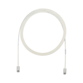 Cable de Parcheo UTP Cat6A, CM/LSZH, Diámetro Reducido (28AWG), Color Blanco Mate, 0.91 Metros (3 Pies)