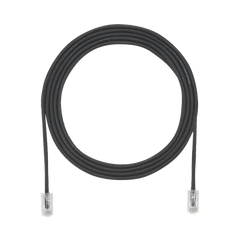 Cable de Parcheo UTP Cat6A, CM/LSZH, Diámetro Reducido (28AWG), Color Negro, 5ft