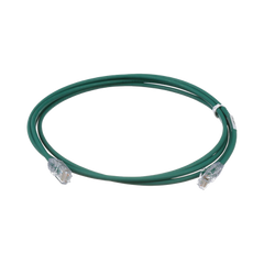 Cable de Parcheo UTP Cat6A, CM/LSZH, Diámetro Reducido (28AWG), Color Verde, 5ft