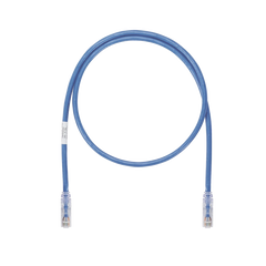 Cable de Parcheo UTP, Cat6A, 24 AWG, CM, Color Azul, 5.18 Metros (17 Pies)