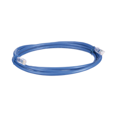 Cable de Parcheo UTP, Cat6A, 24 AWG, CM, Color Azul, 6.1 Metros (20 Pies)