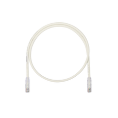 Cable de Parcheo UTP, Cat6A, 24 AWG, CM, Color Blanco, 0.91 Metros (3 Pies)