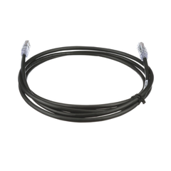 Cable de Parcheo UTP, Cat6A, 24 AWG, CM, Color Negro, 0.91 Metros (3 Pies)