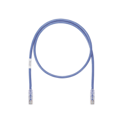 Cable de Parcheo UTP, Cat6A, 24 AWG, CM, Color Azul, 15.24 Metros (50 Pies)