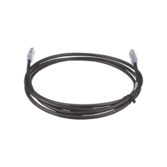 Cable de Parcheo UTP, Cat6A, 24 AWG, CM, Color Negro, 1.52 Metros (5 Pies)