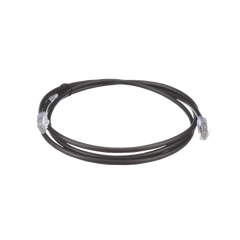 Cable de Parcheo UTP, Cat6A, 24 AWG, CM, Color Negro, 1.52 Metros (5 Pies)