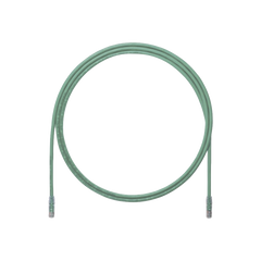 Cable de Parcheo UTP, Cat6A, 24 AWG, CM, Color Verde, 1.52 Metros (5 Pies)
