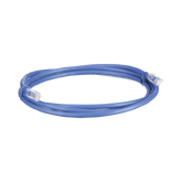 Cable de Parcheo UTP, Cat6A, 24 AWG, CM, Color Azul, 2.13 Metros (7 Pies)