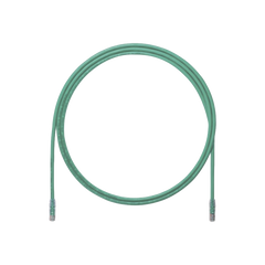 Cable de Parcheo UTP, Cat6A, 24 AWG, CM, Color Verde, 2.13 Metros (7 Pies)