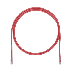Cable de Parcheo UTP, Cat6A, 24 AWG, CM, Color Rojo, 2.13 Metros (7 Pies)