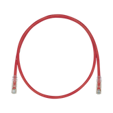 Cable de Parcheo TX6, UTP Cat6, 24 AWG, CM, Color Rojo, 4.57 Metros (15 Pies)
