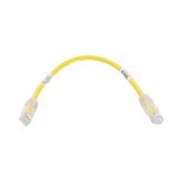Cable de Parcheo TX6, UTP Cat6, 24 AWG, CM, Color Amarillo, 1ft