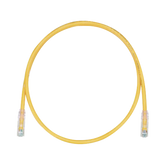 Cable de Parcheo TX6, UTP Cat6, 24 AWG, CM, Color Amarillo, 9.14 Metros (30 Pies)
