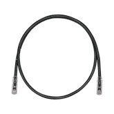 Cable de Parcheo TX6, UTP Cat6, 24 AWG, CM, Color Negro, 0.91 Metros (3 Pies)