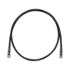 Cable de Parcheo TX6, UTP Cat6, 24 AWG, CM, Color Negro, 0.91 Metros (3 Pies)