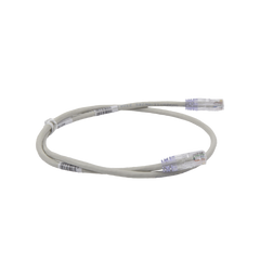 Cable de Parcheo TX6, UTP Cat6, 24 AWG, CM, Color Gris, 0.91 Metros (3 Pies)