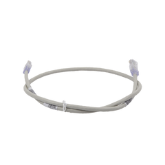 Cable de Parcheo TX6, UTP Cat6, 24 AWG, CM, Color Gris, 3ft