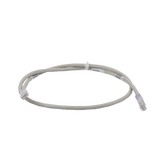 Cable de Parcheo TX6, UTP Cat6, 24 AWG, CM, Color Gris, 0.91 Metros (3 Pies)