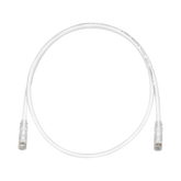 Cable de Parcheo TX6, UTP Cat6, 24 AWG, CM, Color Blanco Mate, 0.91 Metros (3 Pies)