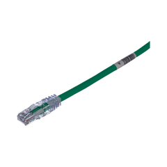 Cable de Parcheo TX6, UTP Cat6, 24 AWG, CM, Color Verde, 2.13 Metros (7 Pies)