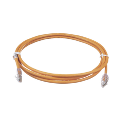 Cable de Parcheo TX6, UTP Cat6, 24 AWG, CM, Color Naranja, 2.13 Metros (7 Pies)