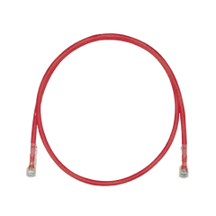 Cable de Parcheo TX6, UTP Cat6, 24 AWG, LSZH, Color Rojo, 8 Metros (26.25 Pies)