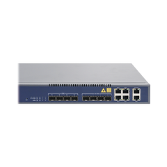 OLT de 4 puertos EPON con 8 puertos Uplink (4 puertos Gigabit Ethernet + 4 puertos Gigabit Ethernet SFP) , hasta 256 ONUS,