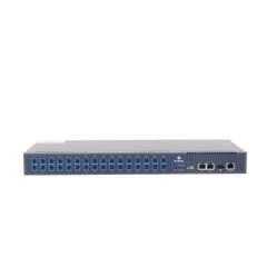 OLT de 1 GPON puerto con Splitter de 1 a 32 SC/UPC Incluido + 3 puertos Uplink (2 puertos Gigabit Ethernet + 1 puerto SFP/SFP+) , hasta 128 ONUS