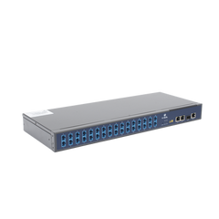 OLT de 1 GPON puerto con Splitter de 1 a 32 SC/UPC Incluido + 3 puertos Uplink (2 puertos Gigabit Ethernet + 1 puerto SFP/SFP+) , hasta 128 ONUS