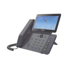 Videoteléfono IP inteligente Insignia, Android 9.0, 20 líneas SIP, pantalla a color 7" ajustable, Teclado de iluminación configurable, PoE, conferencia local de 10 vías.