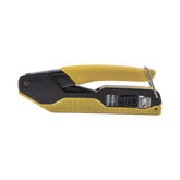 Ponchadora/Pelacables/Cortacables con Matraca para Conectores Pass-Thru RJ45