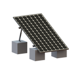 Montaje para Panel Solar, Riel "8" de 1400mm para Módulos con Espesor de 35mm, Velocidad de Viento Máx. 136km/h (20° a 45°)