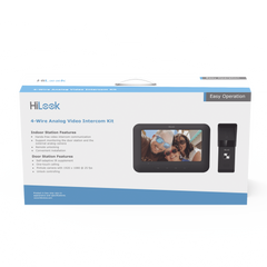 Kit de Videoportero Analógico con Pantalla LCD a Color de 7" / Frente de Calle para Exterior IP65 / Salida de Relevador