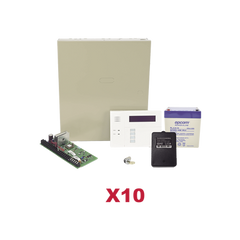 Kit de 10 Paneles de Alarma VISTA48 con Batería y Transformador