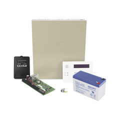 Kit de Panel de Alarma VISTA48LA con Batería de 9Ah, Transformador y Gabinete