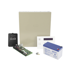 Kit de Panel de Alarma VISTA48LA con Batería de 9Ah, Transformador y Gabinete