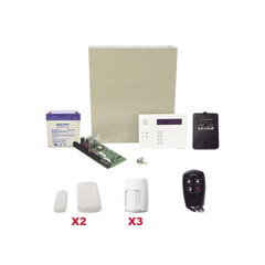 Kit inalámbrico de panel VISTA48 con teclado 6160RF receptor inalámbrico, 2 contactos 5800MINI, 3 PIR 5800PIR, 1 Control remoto 58344, Bateria y transformador