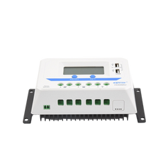 Controlador Solar de Carga PWM 12/24/36/48 V 30 A, Salida USB, con Display