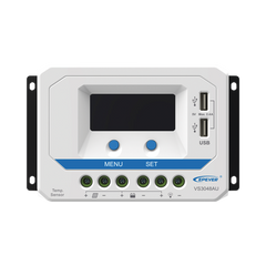 Controlador Solar de Carga PWM 12/24/36/48 V 30 A, Salida USB, con Display