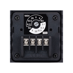 Altavoz de Montaje en Pared | 2 vias | Woofer 4" | Tweeter 1" | IPX3 | 8 ohms | 70/100V | Color Negro | Par
