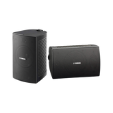 Altavoz de Montaje en Pared | 2 vias | Woofer 4" | Tweeter 1" | IPX3 | 8 ohms | 70/100V | Color Negro | Par