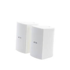Altavoz de Montaje en Pared | 2 vias, Woofer 6.5 in, Tweeter 1 in | IPX3, 8 ohms, 70/100V | Color Blanco | Par