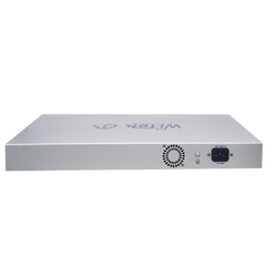 Switch PoE (802.3af/at/bt) / No administrable de largo alcance / Hasta 250m / Con 24 x 10/100Mbps + 2 x SFP Gigabit Combo / 250 W
