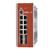 Switch L2+ PoE Industrial / Administración Cloud-Web-CLI / 8 Puertos PoE af/at/bt 100/1000 Mbps / 2 Puertos SFP Gigabit / Presupuesto PoE 460 W / Protocolo ERSP (redundancia enlaces)