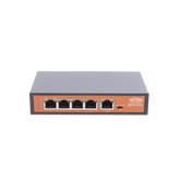 Extensor PoE / Entrada hasta 90 W / 4 puertos Gigabit PoE salida 802.3 af/at / Extensor PoE hasta 250 m / No administrable