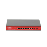 Switch Administrable Capa 2 de 8 puertos 10/100/1000 PoEaf/at + 2 x SFP Gigabit, con respaldo para energía solar